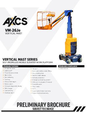 Plataformas verticales AXCS VM-26Je