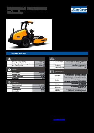 Rodillos vibrantes autopropulsados Dynapac CA 1300 D