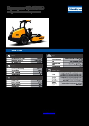 Rodillos vibrantes autopropulsados Dynapac CA 1300 D