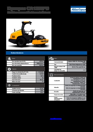 Rodillos vibrantes autopropulsados Dynapac CA 1300 PD