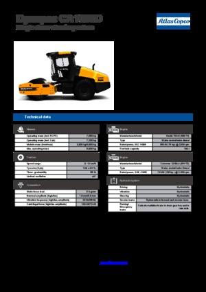 Rodillos vibrantes autopropulsados Dynapac CA 1500 D
