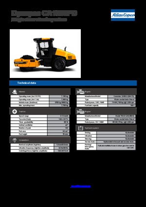 Rodillos vibrantes autopropulsados Dynapac CA 1500 PD