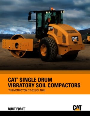 Rodillos vibrantes autopropulsados Caterpillar CS54B