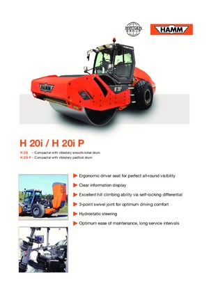 Rodillos vibrantes autopropulsados Hamm H 20i