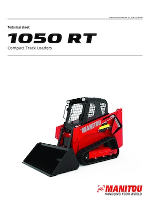 Minicargadoras Manitou 1050RT