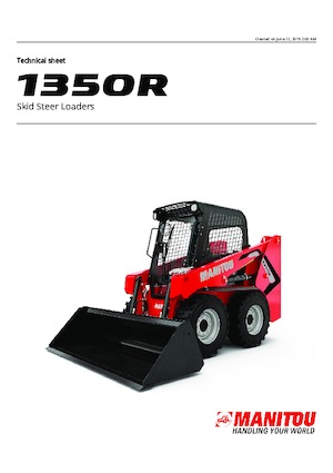 Minicargadoras Manitou 1350R