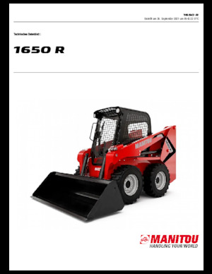 Minicargadoras Manitou 1650R