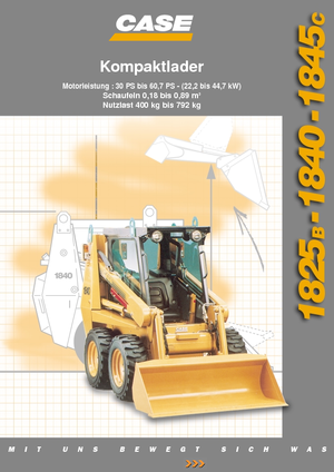 Minicargadoras Case 1840