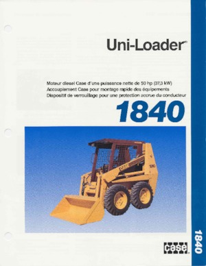 Minicargadoras Case 1845C 