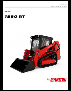Minicargadoras Manitou 1850RT