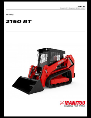 Minicargadoras Manitou 2150RT