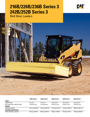 Minicargadoras Caterpillar 216B II