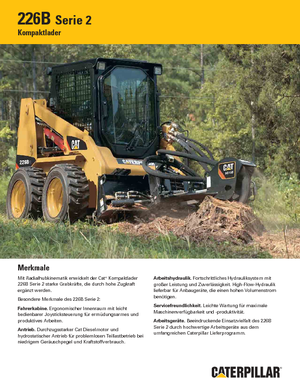 Minicargadoras Caterpillar 226B II