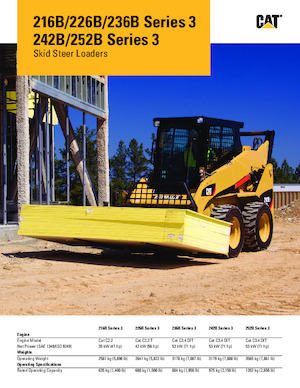 Minicargadoras Caterpillar 226B Series 3