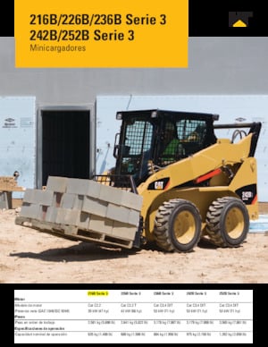 Minicargadoras Caterpillar 226B Series 3