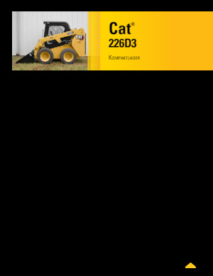 Minicargadoras Caterpillar 226D Series 3