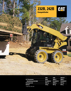 Minicargadoras Caterpillar 232B