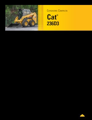 Minicargadoras Caterpillar 236D Series 3