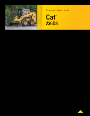 Minicargadoras Caterpillar 236D Series 3