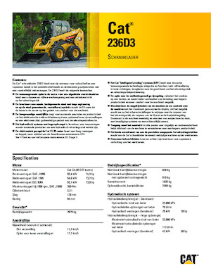 Minicargadoras Caterpillar 236D Series 3