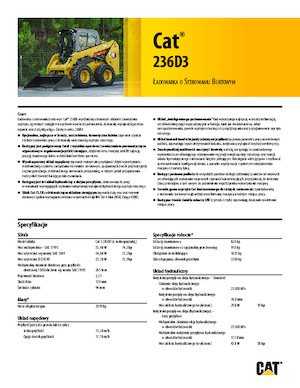 Minicargadoras Caterpillar 236D Series 3