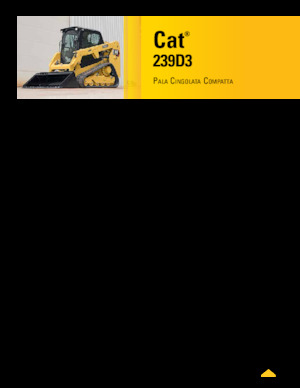 Minicargadoras Caterpillar 239D Serie 3 Deltalader