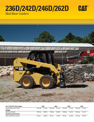 Minicargadoras Caterpillar 242D