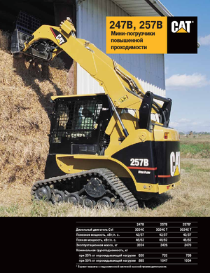 Minicargadoras Caterpillar 247B