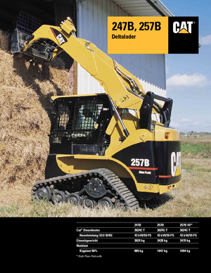 Minicargadoras Caterpillar 247B