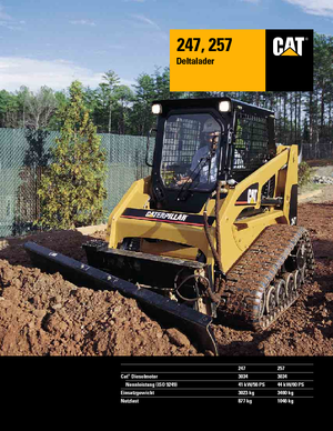 Minicargadoras Caterpillar 247