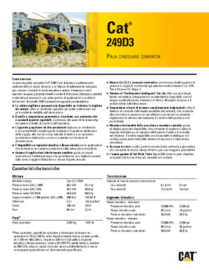Minicargadoras Caterpillar 249D3