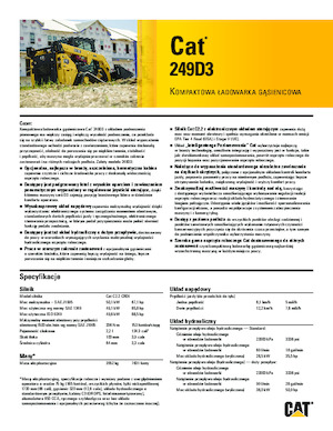 Minicargadoras Caterpillar 249D3