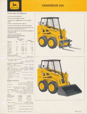 Minicargadoras John Deere Construction 24A