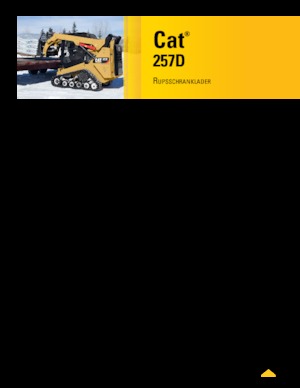 Minicargadoras Caterpillar 257D
