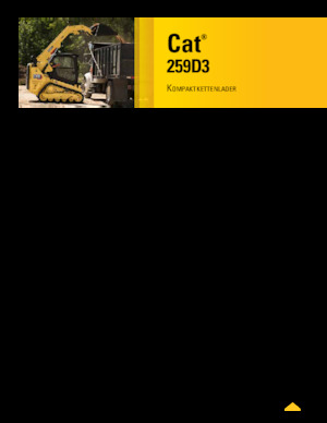 Minicargadoras Caterpillar 259D Serie 3 Deltalader