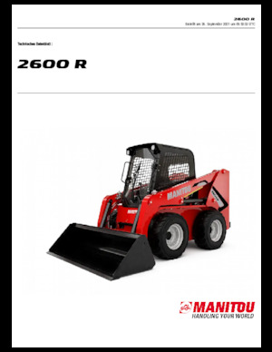 Minicargadoras Manitou 2600R