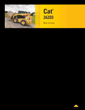 Minicargadoras Caterpillar 262D Series 3