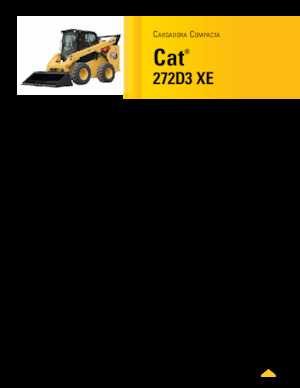 Minicargadoras Caterpillar 272D XE Serie 3
