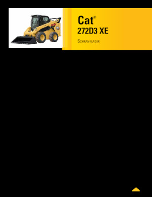 Minicargadoras Caterpillar 272D XE Serie 3