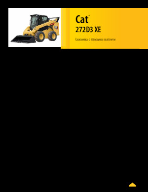 Minicargadoras Caterpillar 272D XE Serie 3