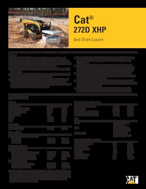 Minicargadoras Caterpillar 272D XHP