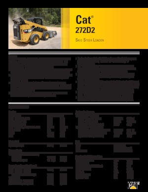 Minicargadoras Caterpillar 272D2