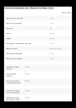 Minicargadoras Caterpillar 272D3