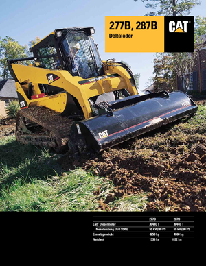 Minicargadoras Caterpillar 277 B