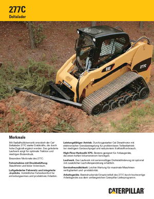Minicargadoras Caterpillar 277C