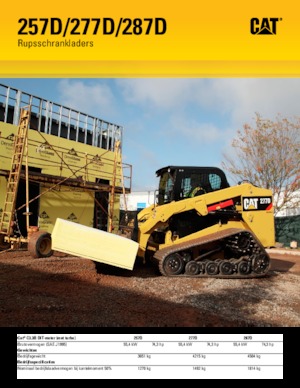 Minicargadoras Caterpillar 287D