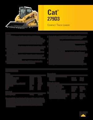 Minicargadoras Caterpillar 279D