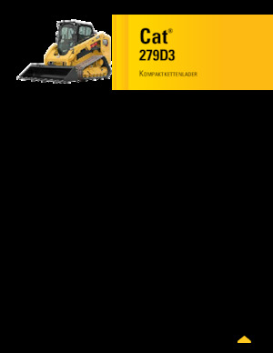 Minicargadoras Caterpillar 279D Serie 3 Deltalader