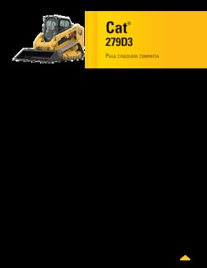 Minicargadoras Caterpillar 279D Serie 3 Deltalader
