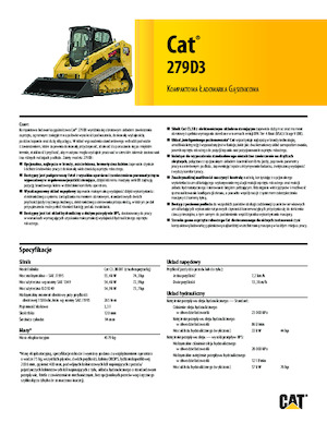 Minicargadoras Caterpillar 279D Serie 3 Deltalader